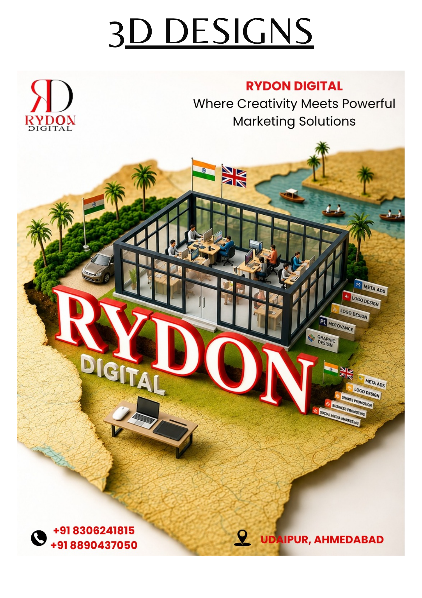 Rydon Glass Studio Miniature Diorama